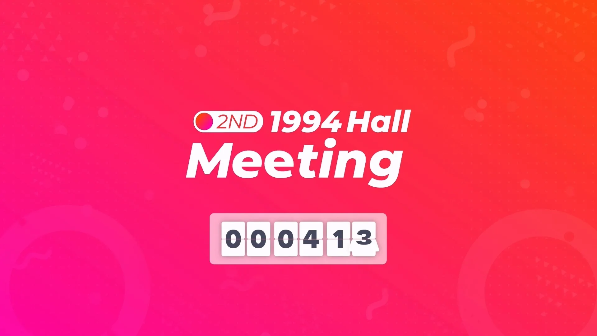 「넥슨 타운홀 미팅 2nd 1994 Hall Meeting」 장면 1